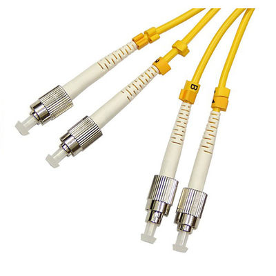 FC APC Fiber Optic Patch Cables Single Mode LSZH 0.35dB Insertion Loss