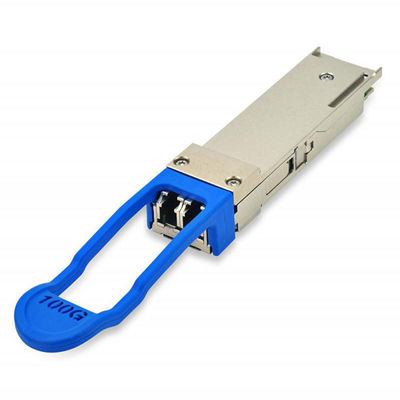 100 Gigabit Ethernet Fiber Optical Transceivers 10Km QSFP28 LR4  850nm Wavelength